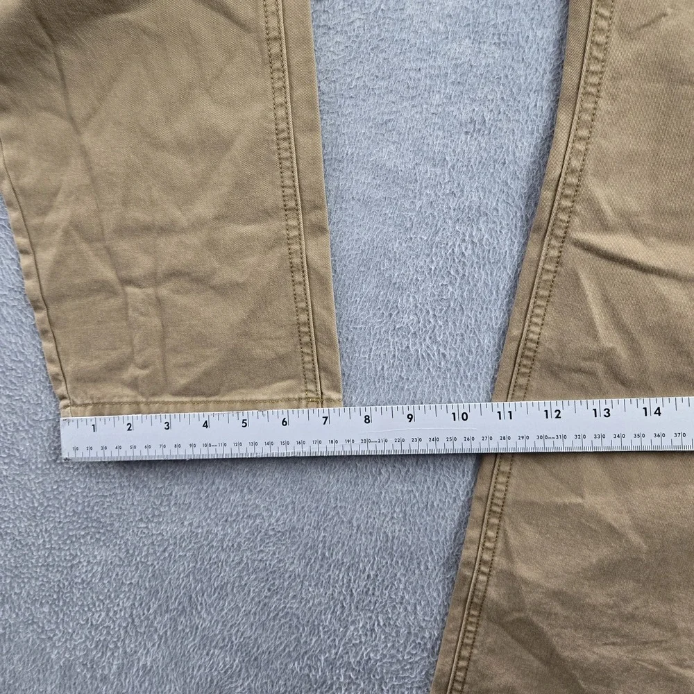 Old Navy Men Pants 32X30 Brown Chino‎ Twill Athletic Taper Button 28